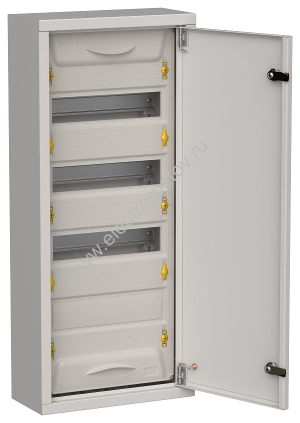 TITAN 5 Корпус мет. ЩРн-48 (1х48) 710х310х140 IP31 сер IEK