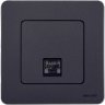 INSPIRIA Антрацит Розетка 1-ая RJ 45 - категория 5e - UTP Legrand