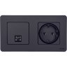 INSPIRIA Антрацит Розетка 1-ая RJ 45 - категория 5e - UTP Legrand