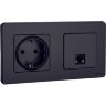 INSPIRIA Антрацит Розетка 1-ая RJ 45 - категория 5e - UTP Legrand