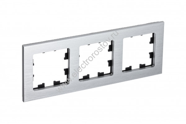 AtlasDesign Nature Металл серебро Рамка 3-ая Schneider Electric