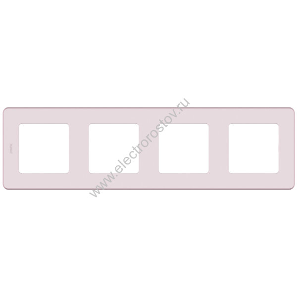 INSPIRIA Розовый Рамка 4-ая Legrand
