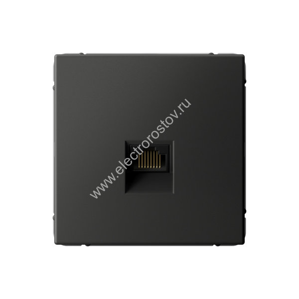 Systeme Electric ArtGallery Базальт Розетка компьютерная RJ45, кат. 6A, механизм