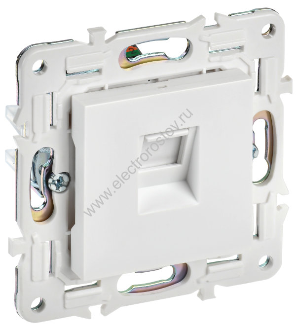IEK SKANDY Арктический белый Розетка компьютерная RJ45 кат.5E SK-K01W