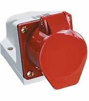 Розетка накладная 115 3Р+РЕ+N 16А 380В IP44 IEK