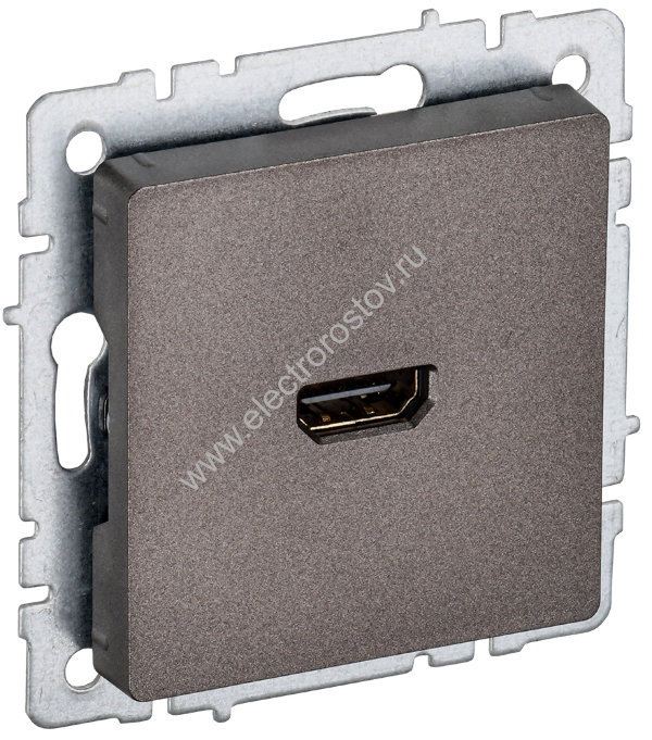 IEK BRITE BASE Темн.бронза Розетка HDMI РHDMI-0-БрТБ