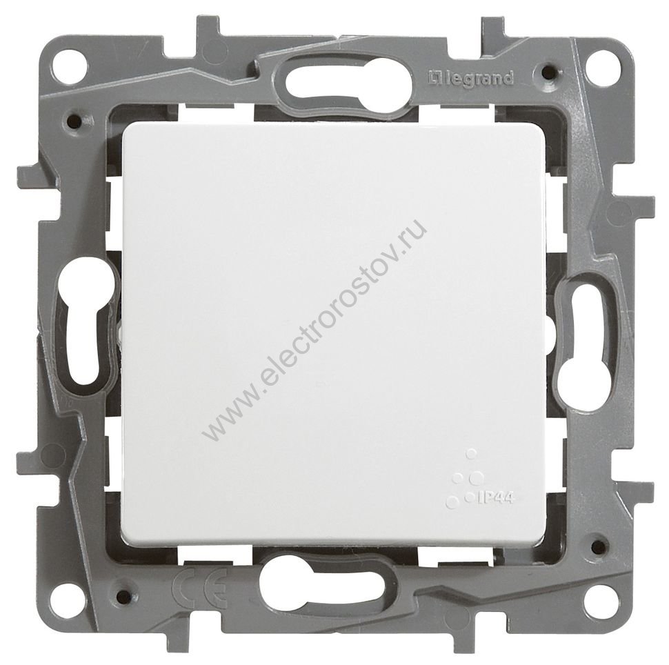 Etika Белый Переключатель 1-клавишный IP44 Legrand