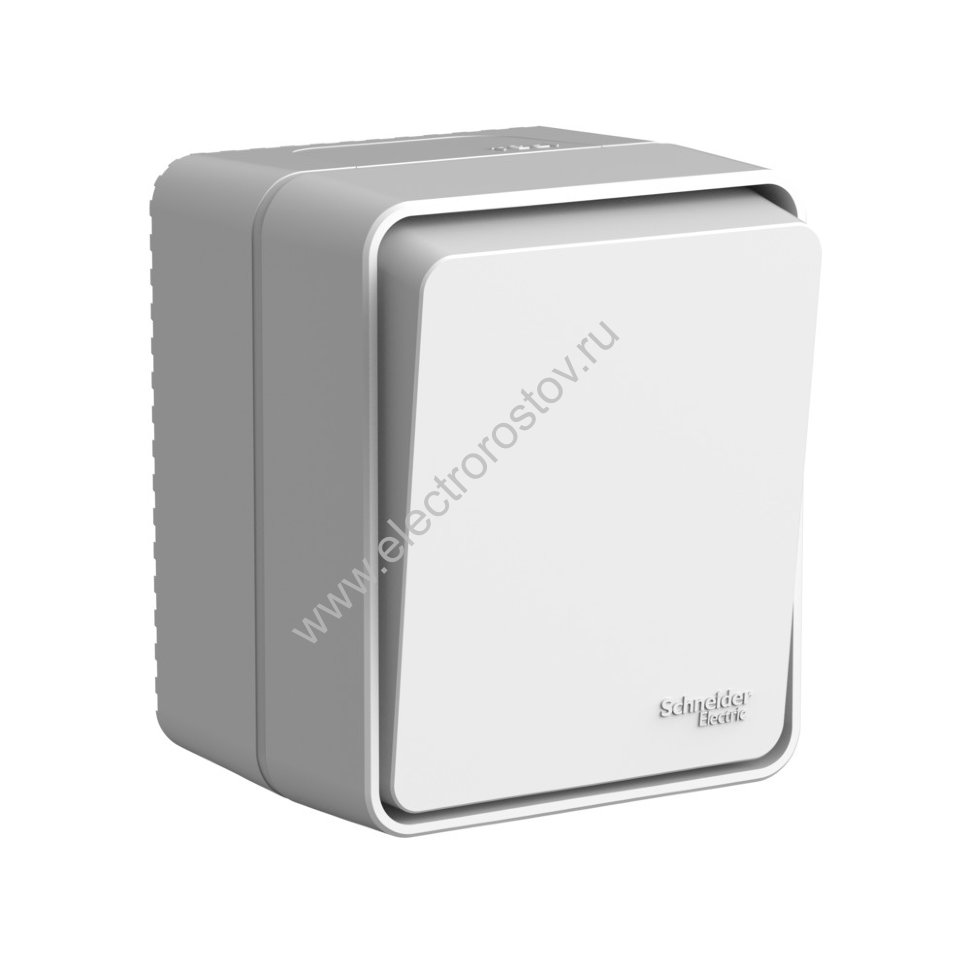 AtlasDesign Profi54 Серый Выключатель 1-клавишный Schneider Electric