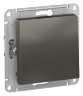 AtlasDesign Сталь Выключатель с самовозвратом Schneider Electric