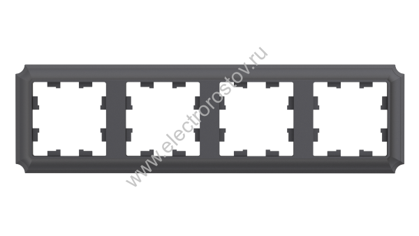Systeme Electric AtlasDesign Antique Базальт Рамка 4-ая, универсальная
