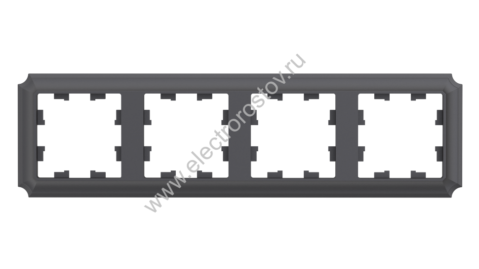 Systeme Electric AtlasDesign Antique Базальт Рамка 4-ая, универсальная