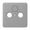 CD 500 Серый Накладка TV-FM-SAT JUNG