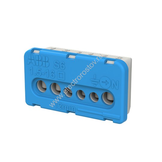 Клеммник винтовой N 3х16мм² +3х6мм² NK/S06 (41Z57) ABB