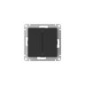 AtlasDesign Aqua Карбон Выключатель 2-клавишный IP44 с быстрозажим. клеммами Schneider Electric