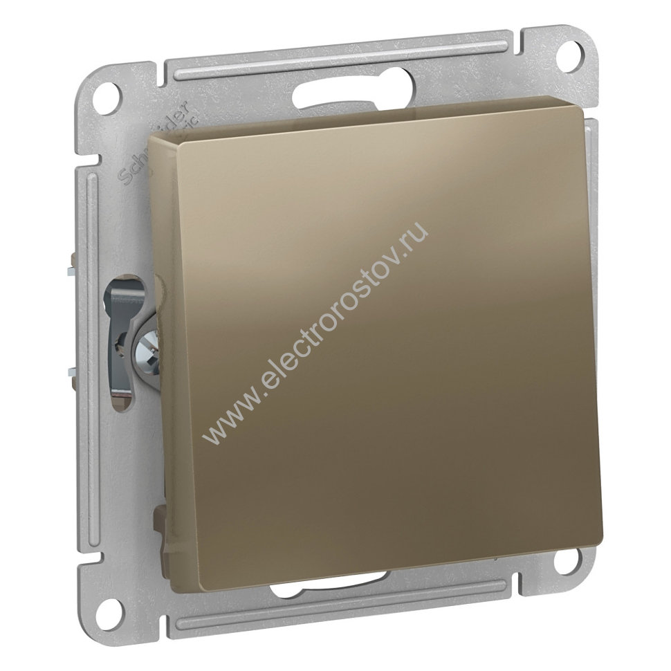 AtlasDesign Шампань Переключатель 1-клавишный Schneider Electric