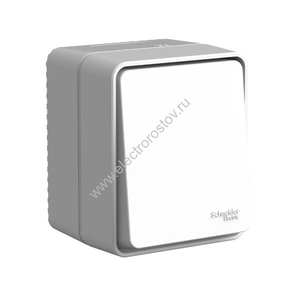 AtlasDesign Profi54 Серый Переключатель 1-клавишный Schneider Electric