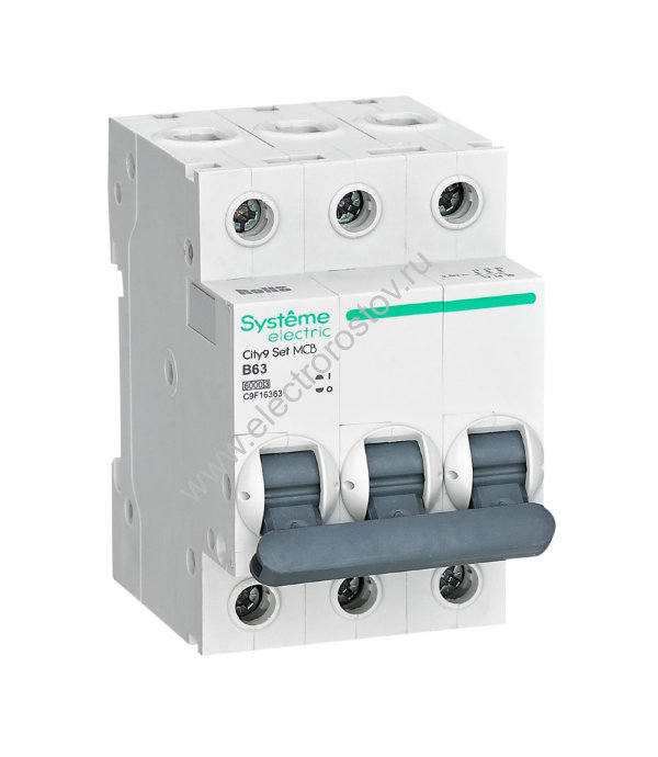 City9 Автоматический выключатель 6кА 3P B63 Systeme Electric