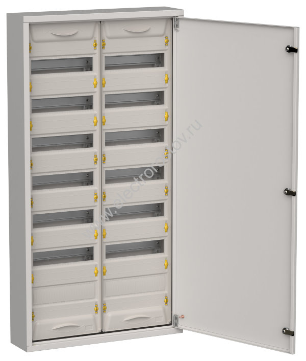 TITAN 5 Корпус мет. ЩРн-168 (2х84) 1085х570х140 IP31 сер IEK