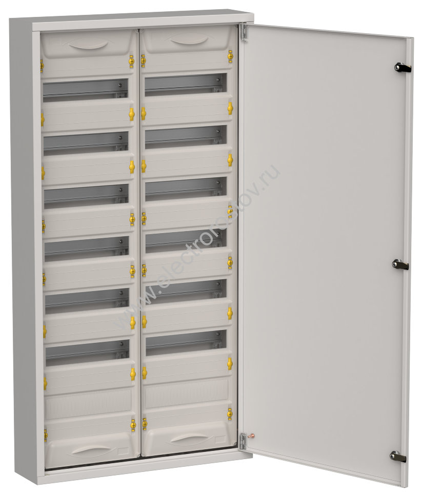 TITAN 5 Корпус мет. ЩРн-168 (2х84) 1085х570х140 IP31 сер IEK
