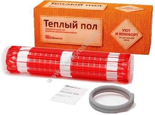 Двухжильный нагревательный мат 2м² 300Вт