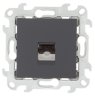 Simon 24 Графит Розетка телефонная RJ11 Simon