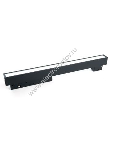 Светильник LED MGN302 трековый 48V 12W, 960 Lm, 4000К, 110 градусов, 300мм черный Feron