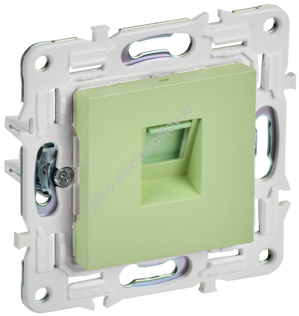 IEK SKANDY Мятный Розетка компьютерная RJ45 кат.6 SK-K02G