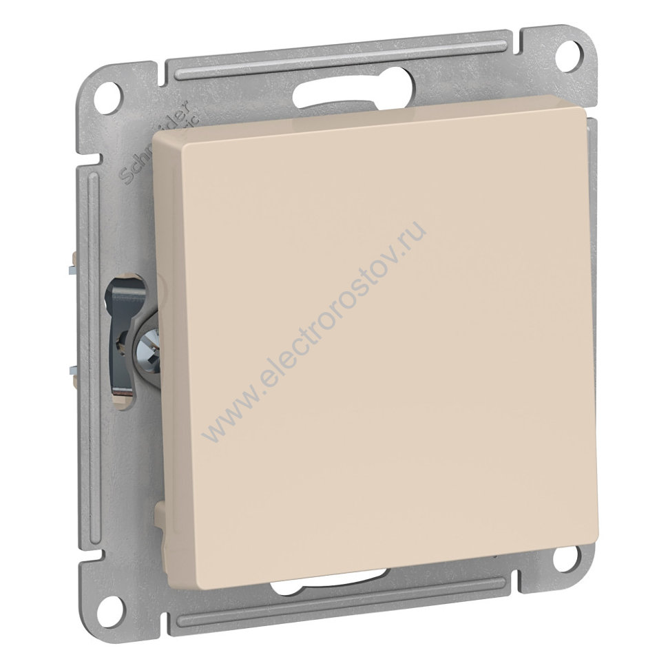 AtlasDesign Беж Выключатель с самовозвратом Schneider Electric