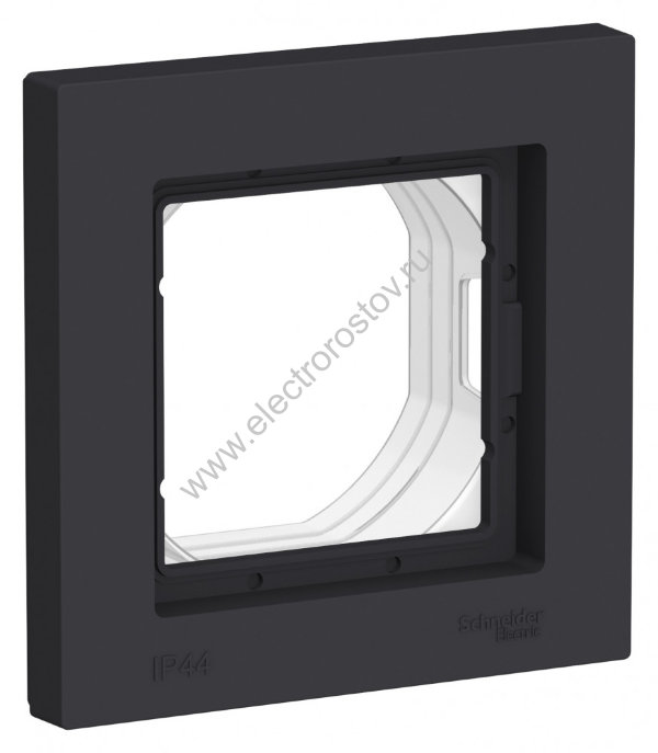 AtlasDesign Aqua Карбон Рамка 1-ая IP44 Schneider Electric