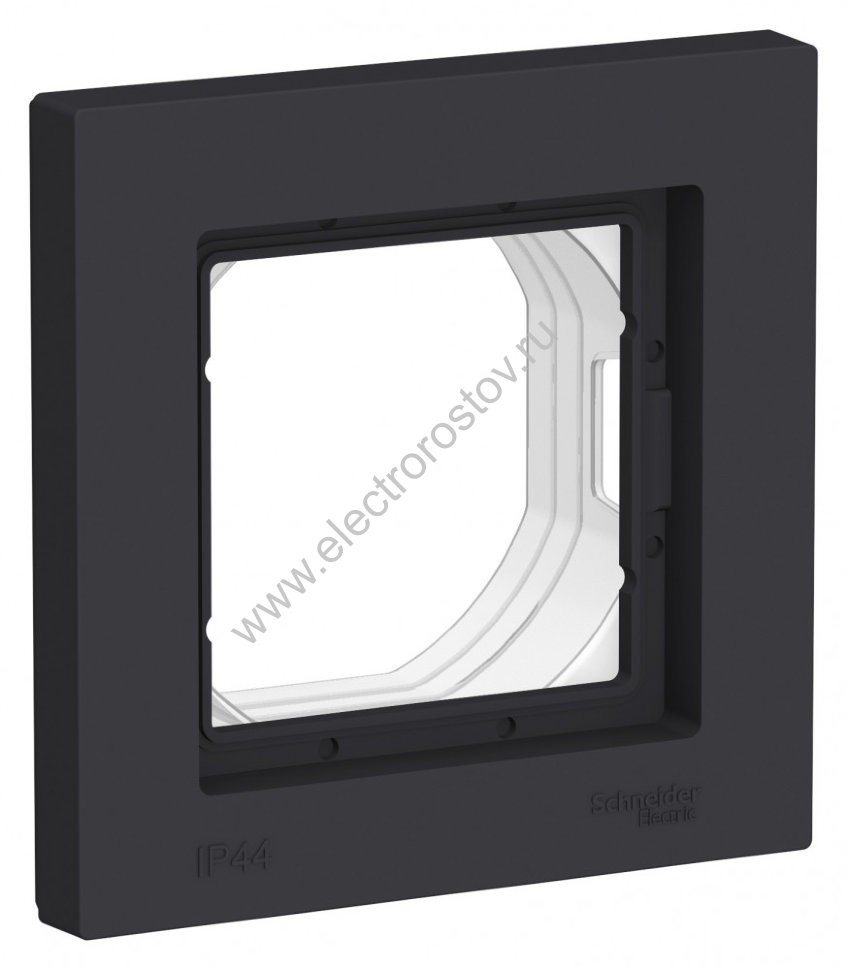 AtlasDesign Aqua Карбон Рамка 1-ая IP44 Schneider Electric