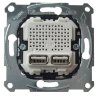 Schneider Electric Merten USB механизм зарядного устройства 2,1А