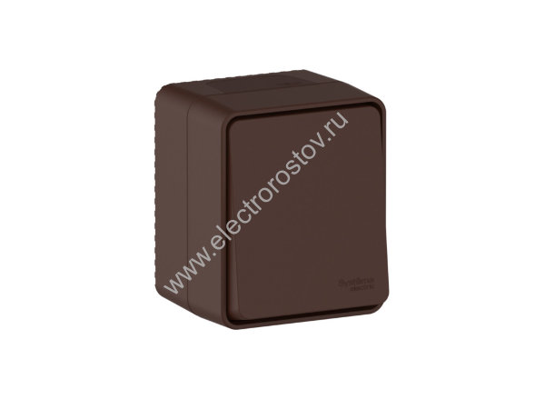 AtlasDesign Profi54 Коричневый Выключатель 1-клавишный с самовозвратом Schneider Electric