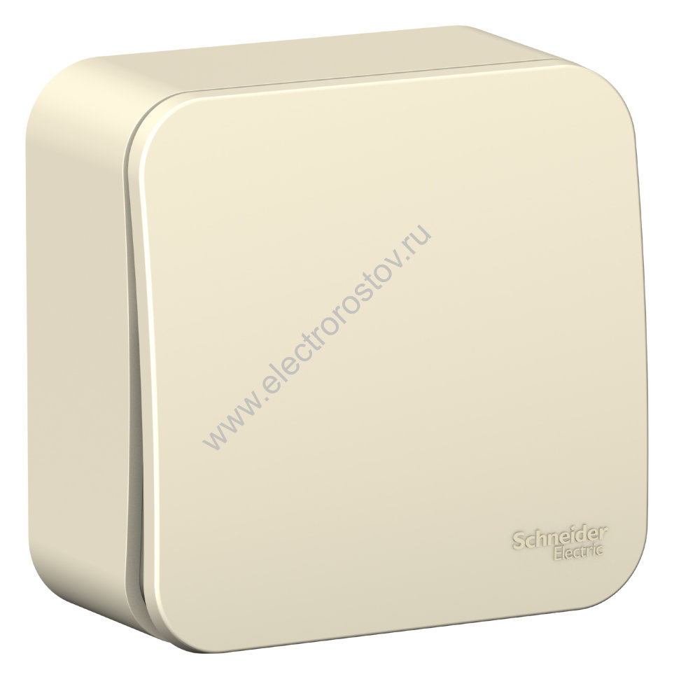 Blanca наруж Молочный Выключатель 1-клавишный 6А, 250В, изолир. пластина Schneider Electric