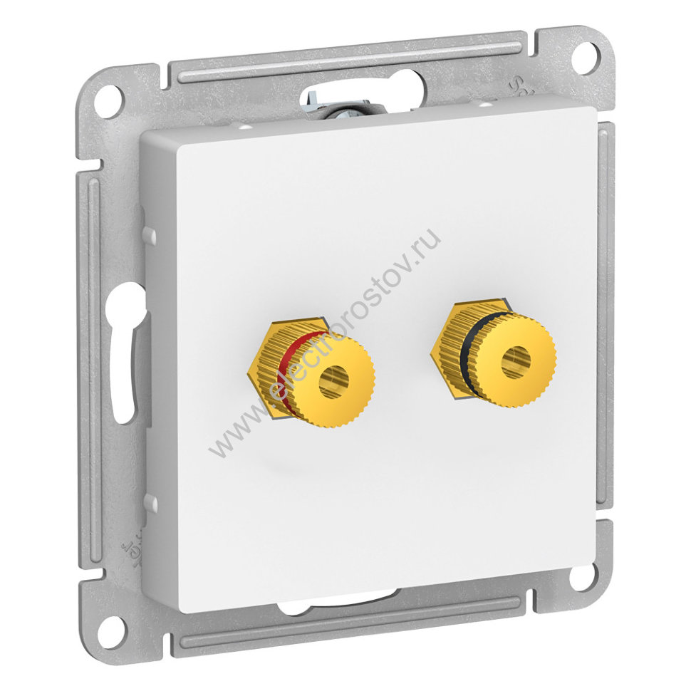 AtlasDesign Бел Аудиорозетка двухместная Schneider Electric