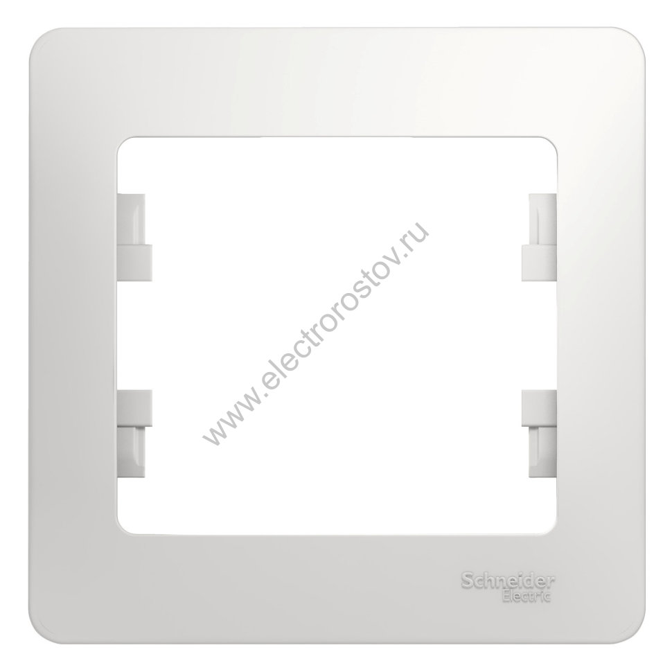 Glossa Белый Рамка 1-ая Schneider Electric