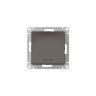 AtlasDesign Мокко Переключатель 1-клавишный с подсветкой c быстрозажим. клеммами Schneider Electric