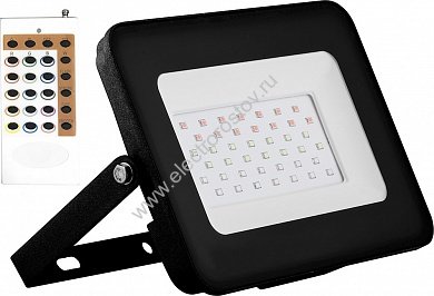 Прожектор светодиодный 50Вт RGB IP65 Feron