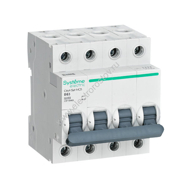 City9 Автоматический выключатель 6кА 4P B63 Systeme Electric