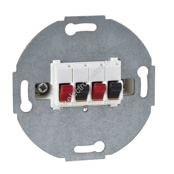 Schneider Electric Merten Бел Механизм АудиоРозетки 2-ой, пружинные клеммы