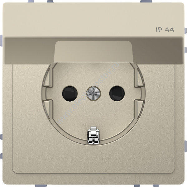 Schneider Electric Merten D-Life Сахара Розетка 16А с/з и крышкой IP44