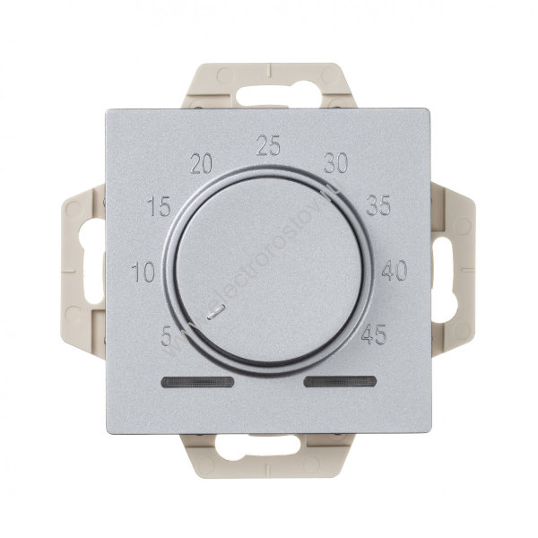 AtlasDesign Алюминий Термостат электрон. теплого пола с датчиком, 10A, Schneider Electric