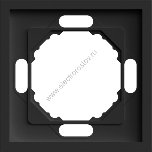 STEKKER Эмили Черный уголь, soft touch Рамка 1-местная