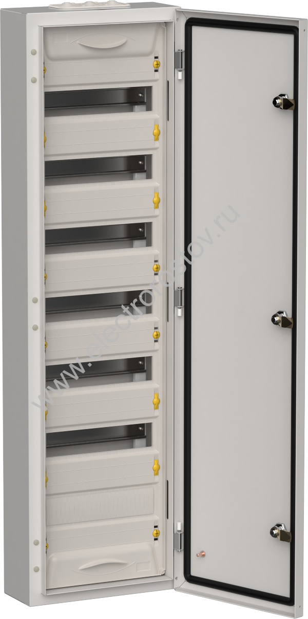 TITAN 5 Корпус мет. ЩРн-84 (1х84) 1085х310х140 IP54 сер IEK