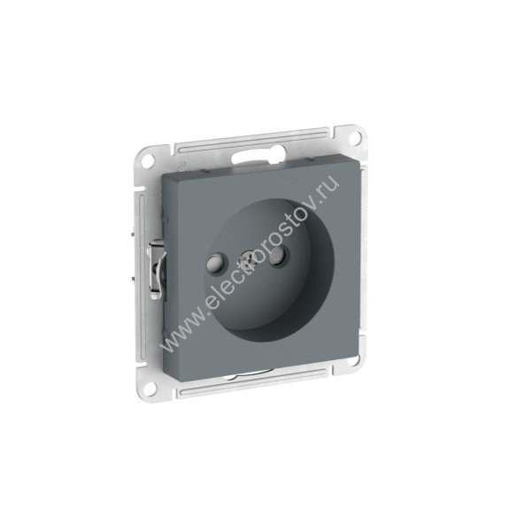 AtlasDesign Грифель Розетка 1-ая б/з со шторками с быстрозажим. клеммами Schneider Electric