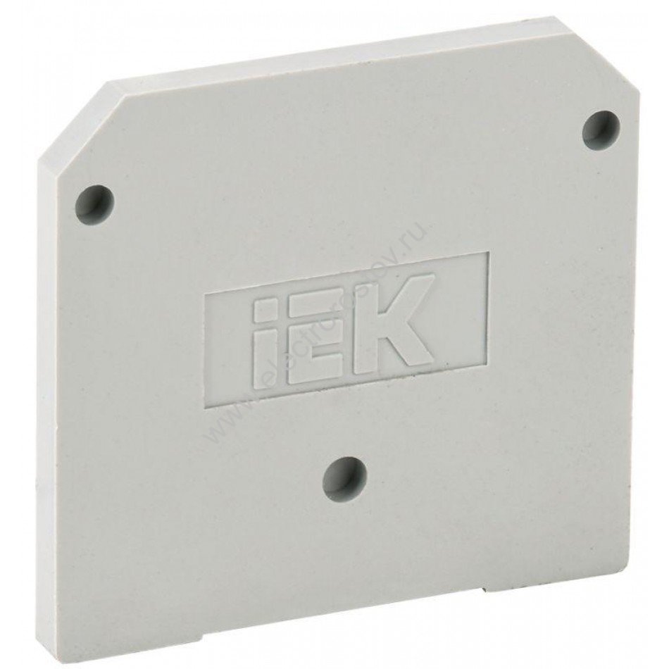 Заглушка для ЗНИ-10 серая IEK