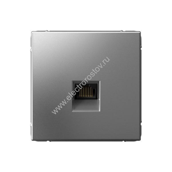 Systeme Electric ArtGallery Сталь Розетка компьютерная RJ45, кат. 6A, механизм