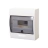 City9 Щит накладной 8 модулей, дверь прозрачная черная, IP40 Systeme Electric