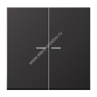 LS 990 Алюминий темный Клавиша 2-ая с подсветкой JUNG