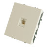 STEKKER Эмили Белый фарфор, soft touch Розетка компьютерная 1-местная RJ-45