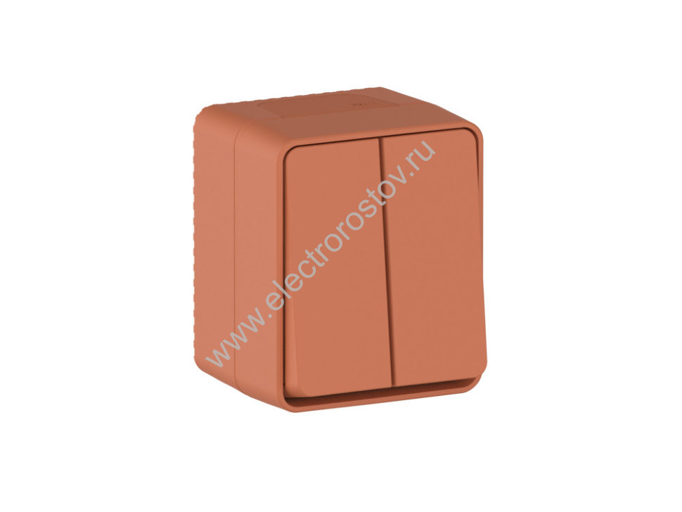 AtlasDesign Profi54 Терракотовый Выключатель 2-клавишный Schneider Electric